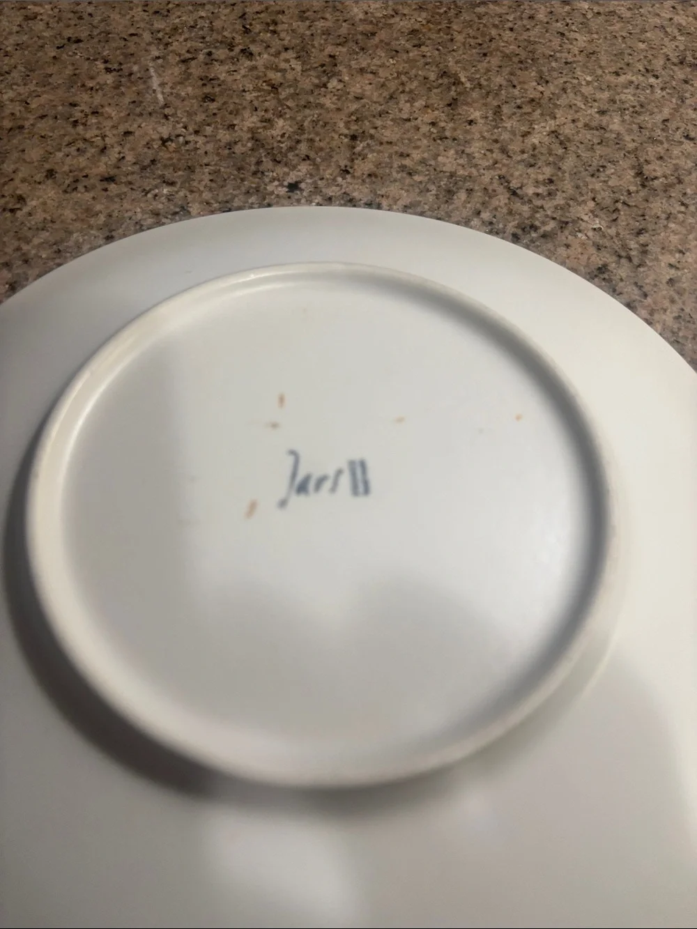 Jars tourron dinner plate